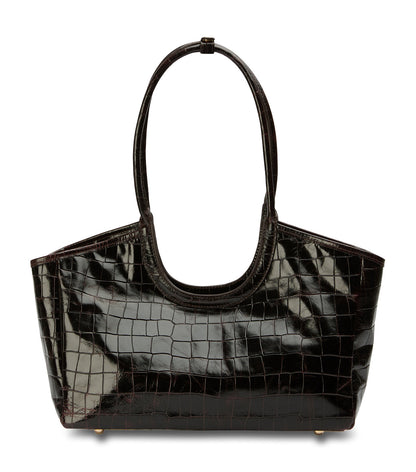 Kiki Burgundy Croc Shine | Tony Bianco
