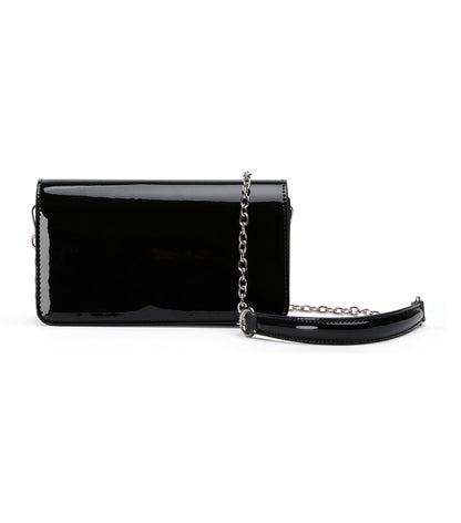 Mags Black Patent Shoulder Bag | Tony Bianco