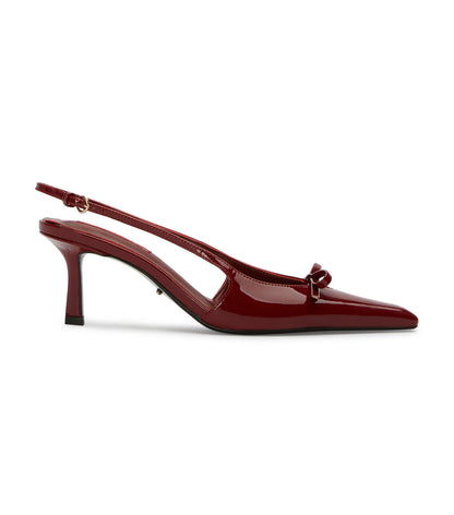 Quill Bordeaux Patent Heels | Tony Bianco