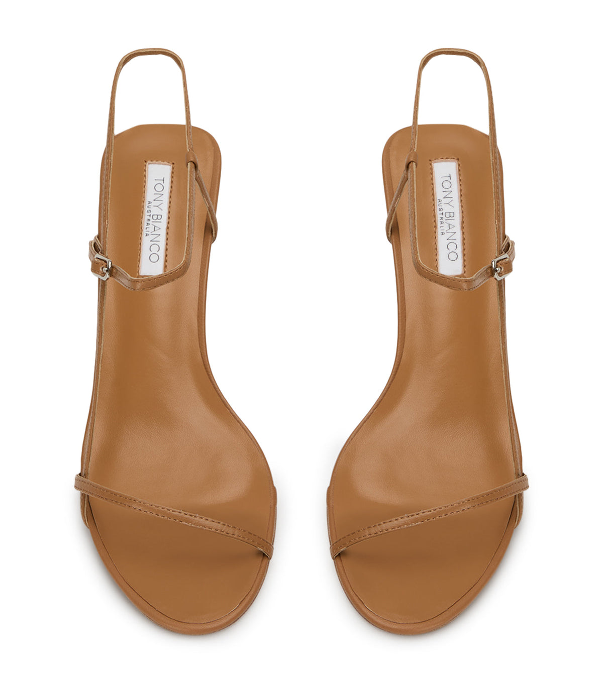 Caprice Tan Nappa Heels | Tony Bianco