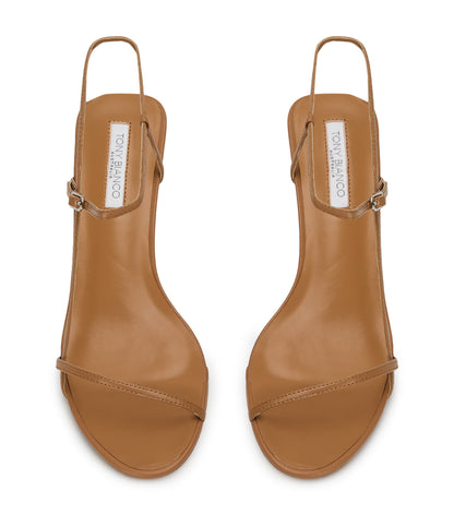Caprice Tan Nappa Heels | Tony Bianco