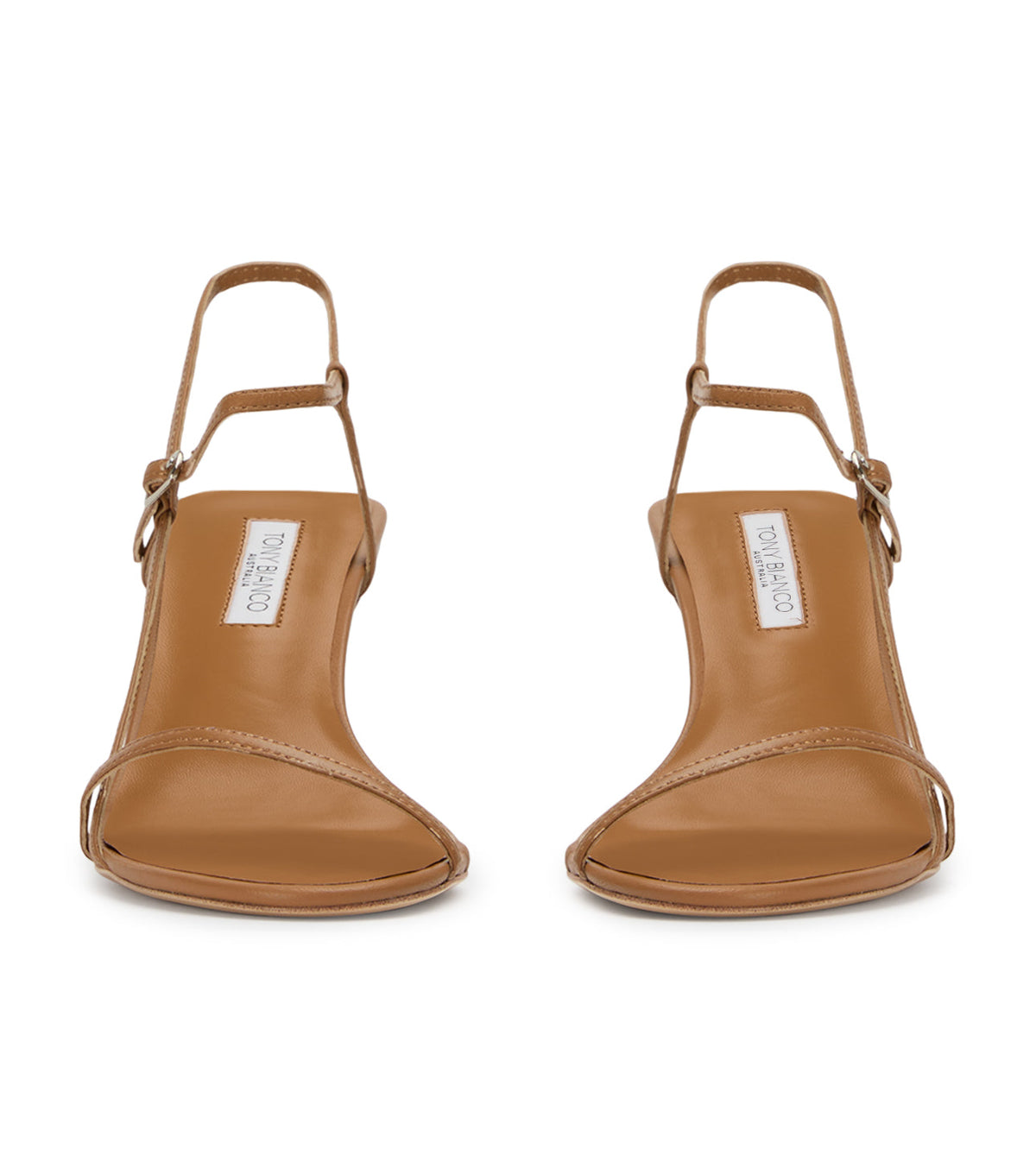 Caprice Tan Nappa Heels | Tony Bianco
