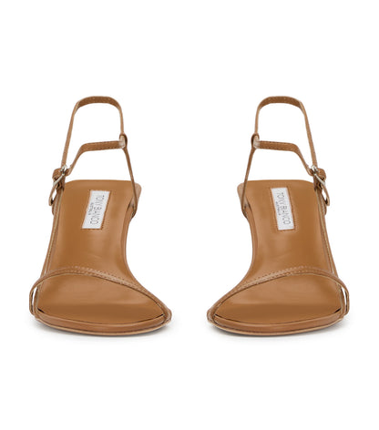 Caprice Tan Nappa Heels | Tony Bianco