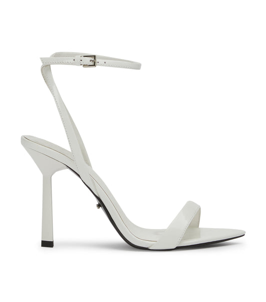 Milos White Hi Shine Heels | Tony Bianco