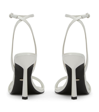 Milos White Hi Shine Heels | Tony Bianco