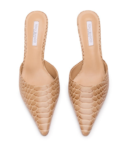 Sicily Tan Python | Tony Bianco