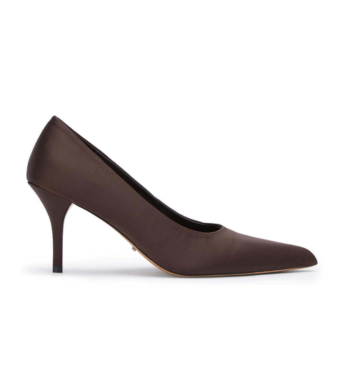 Chloe Choc Satin | Tony Bianco