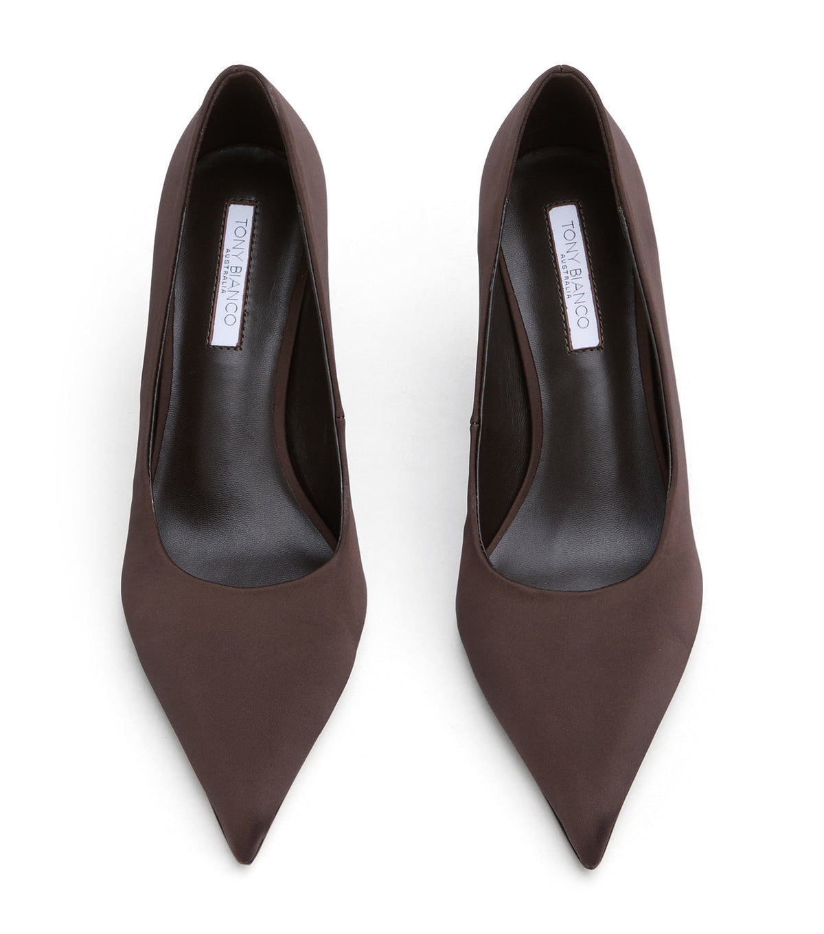 Chloe Choc Satin | Tony Bianco