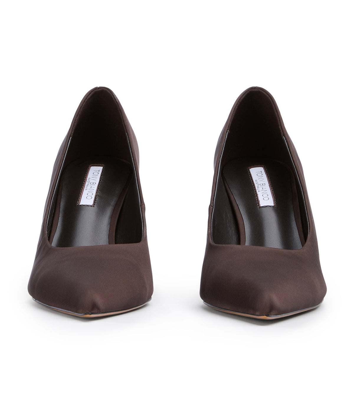 Chloe Choc Satin | Tony Bianco