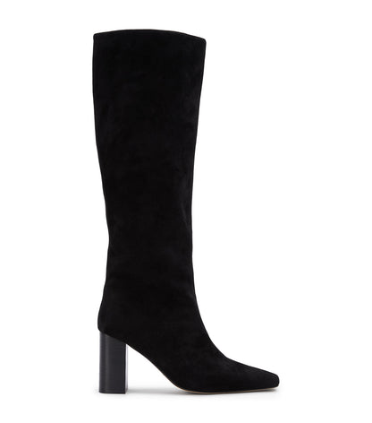Flex Black Suede | Tony Bianco