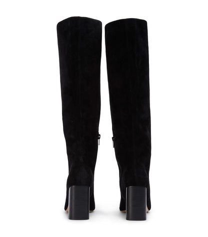 Flex Black Suede | Tony Bianco