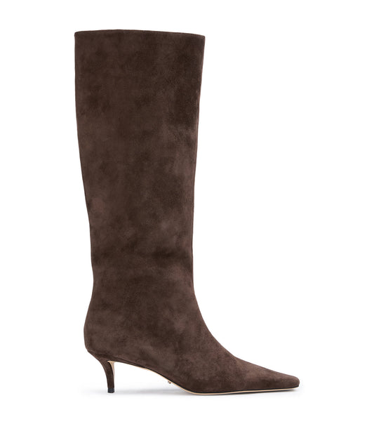 Zuri Espresso Suede | Tony Bianco