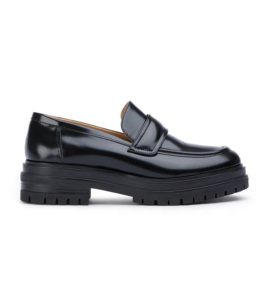 Wiz Black Hi Shine Casual Shoes | Tony Bianco