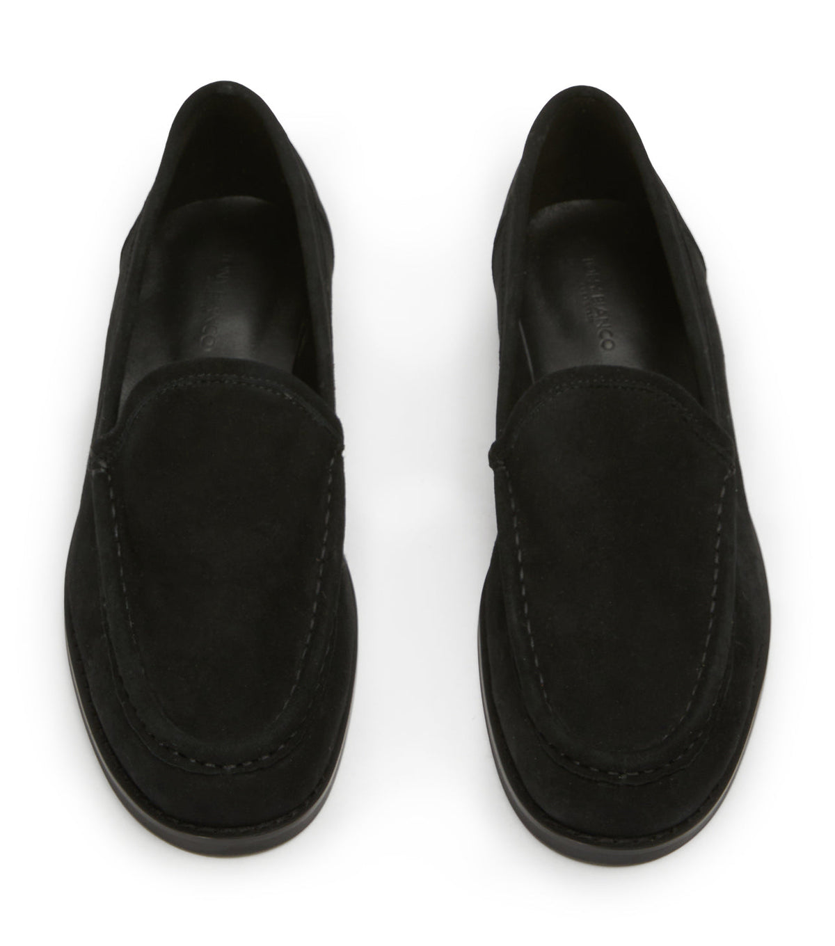 Zoe Black Suede Flats | Tony Bianco
