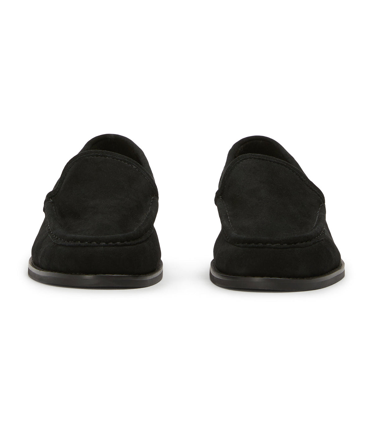 Zoe Black Suede Flats | Tony Bianco