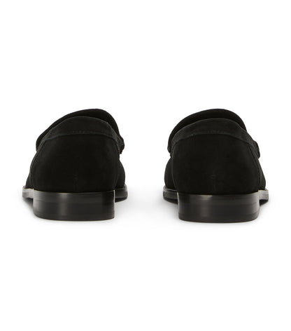 Zoe Black Suede Flats | Tony Bianco