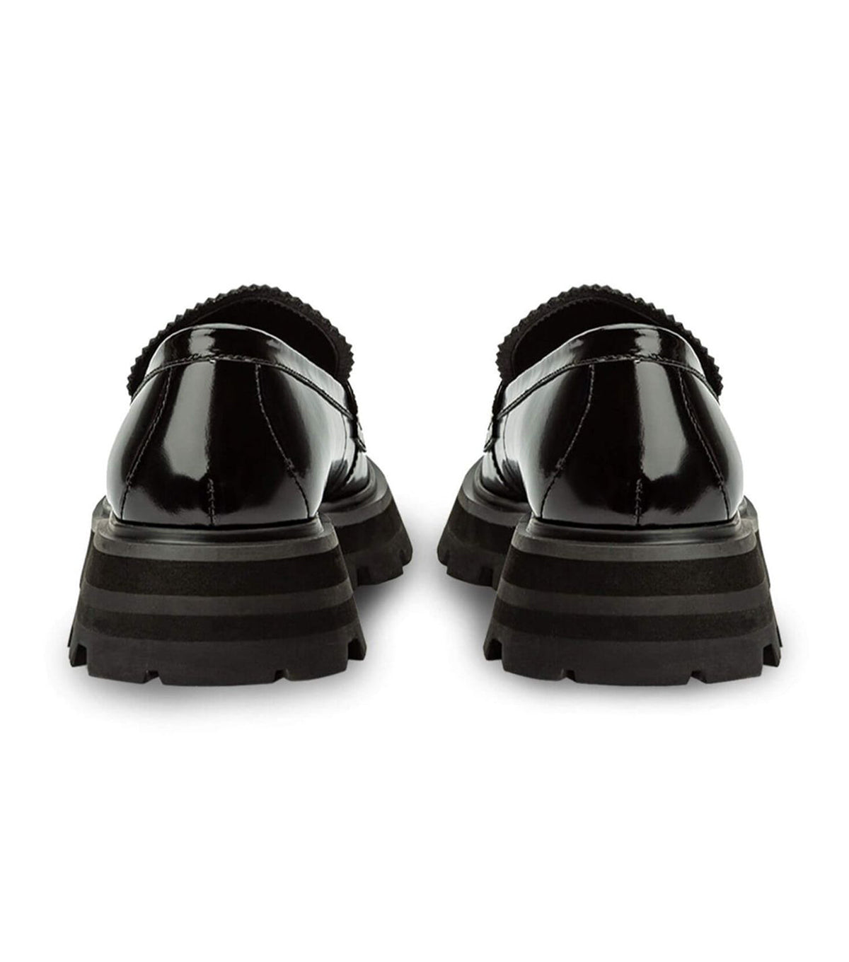 Axell Black Hi Shine Casual Shoes | Tony Bianco