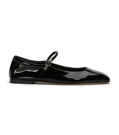 Bambi Black Patent Flats | Tony Bianco
