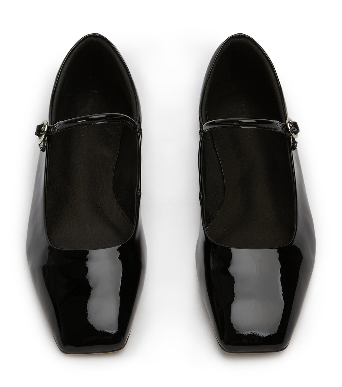 Bambi Black Patent Flats | Tony Bianco
