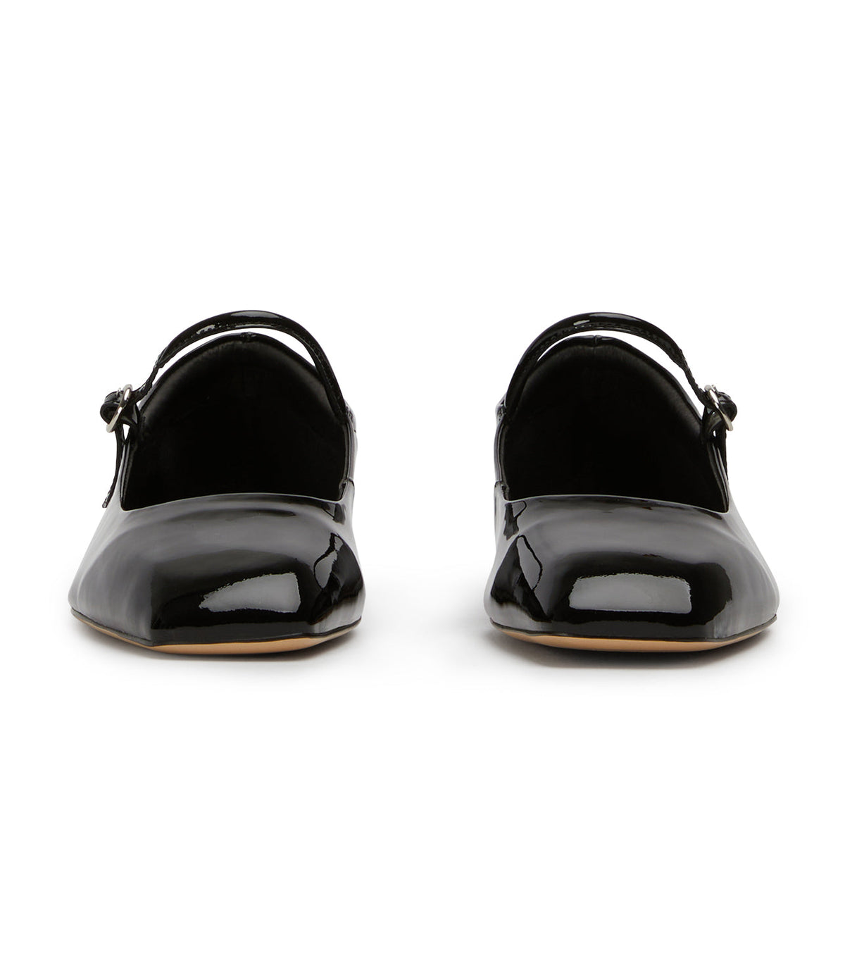 Bambi Black Patent Flats | Tony Bianco