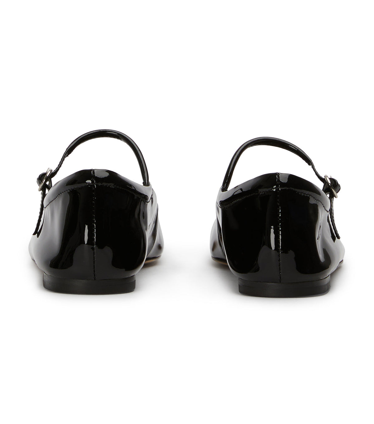 Bambi Black Patent Flats | Tony Bianco