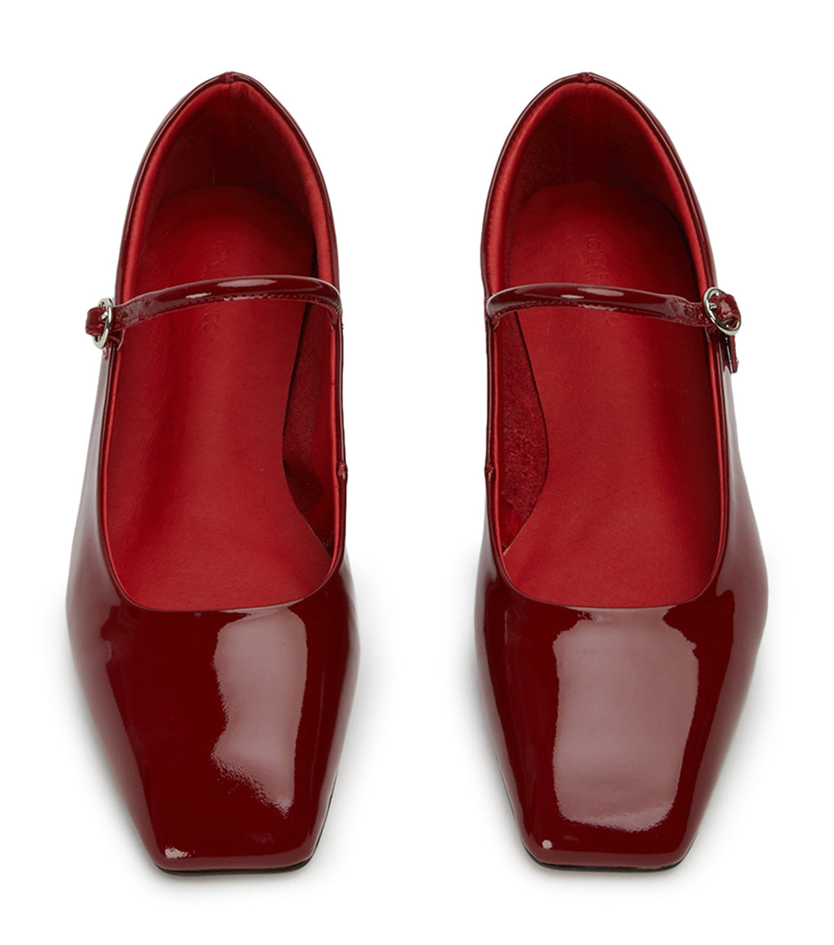 Bambi Bordeaux Patent Flats | Tony Bianco