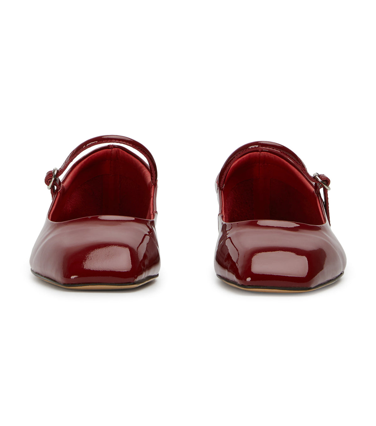 Bambi Bordeaux Patent Flats | Tony Bianco