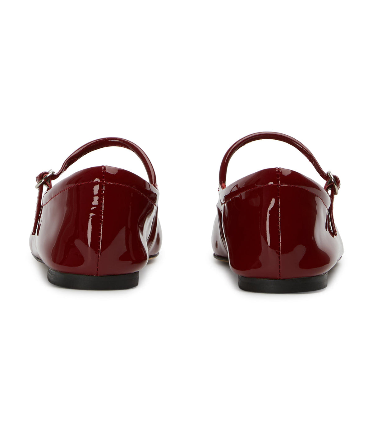 Bambi Bordeaux Patent Flats | Tony Bianco