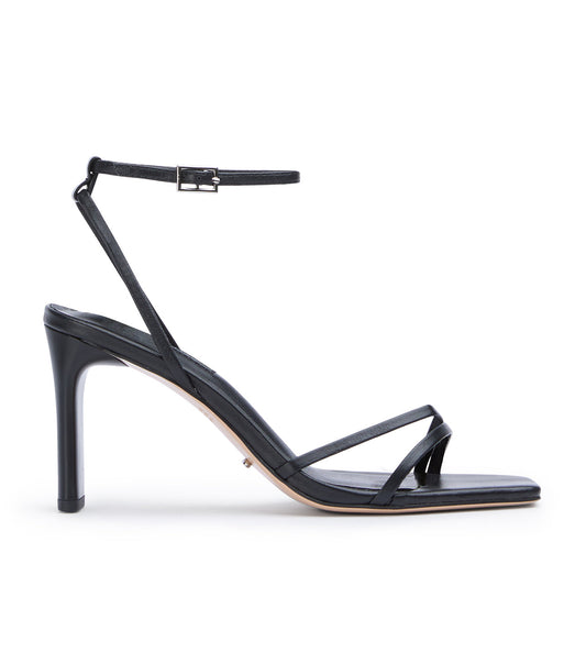 Corso Black Nappa Heels | Tony Bianco