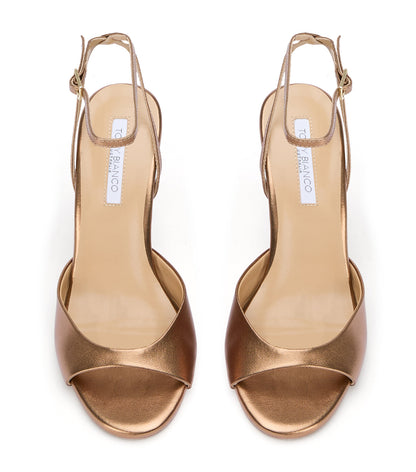 Violet Bronze Nappa Metallic | Tony Bianco