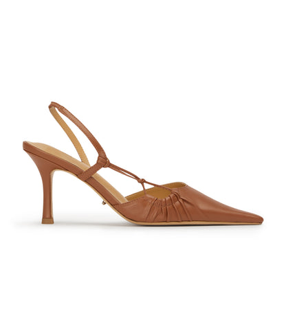 Sakai Tan Capretto Heels | Tony Bianco