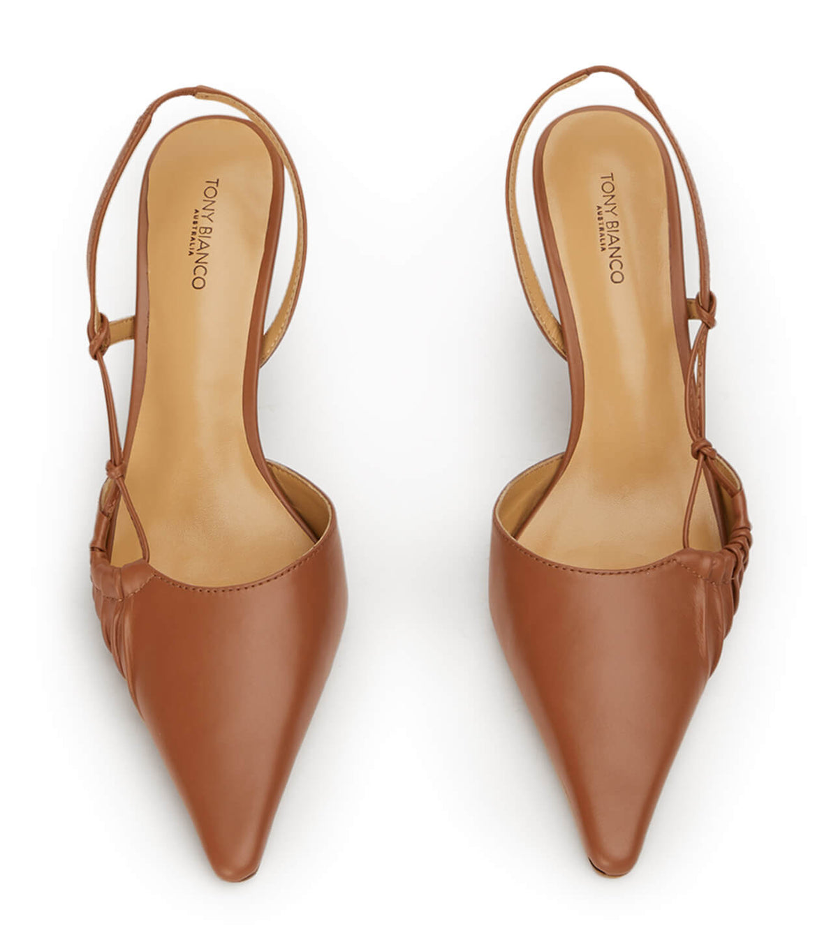 Sakai Tan Capretto Heels | Tony Bianco