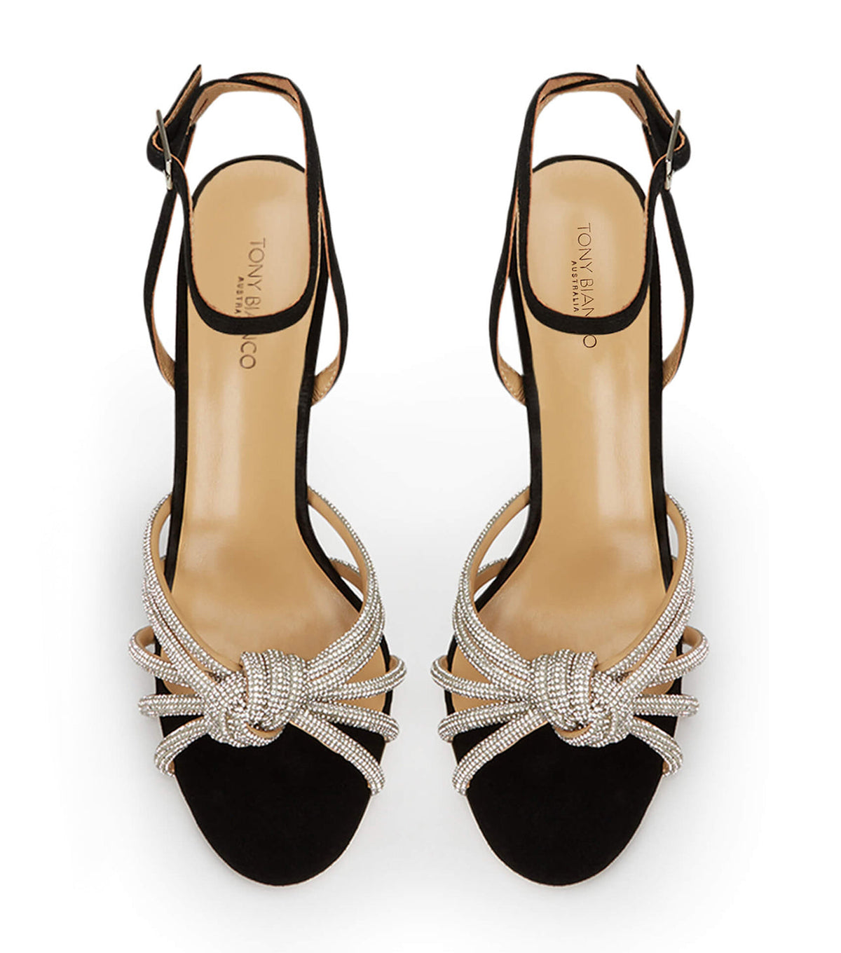 Kyla Black Suede Heels | Tony Bianco