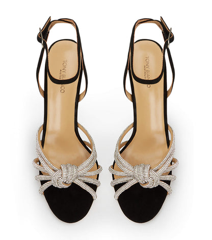 Kyla Black Suede Heels | Tony Bianco