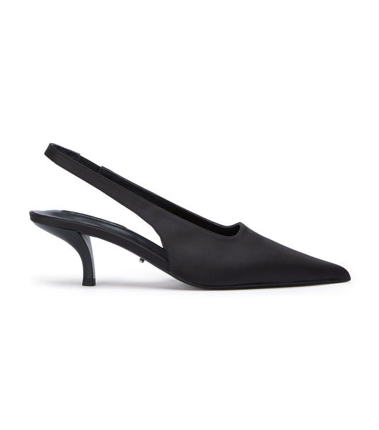 Jacki Black Satin | Tony Bianco