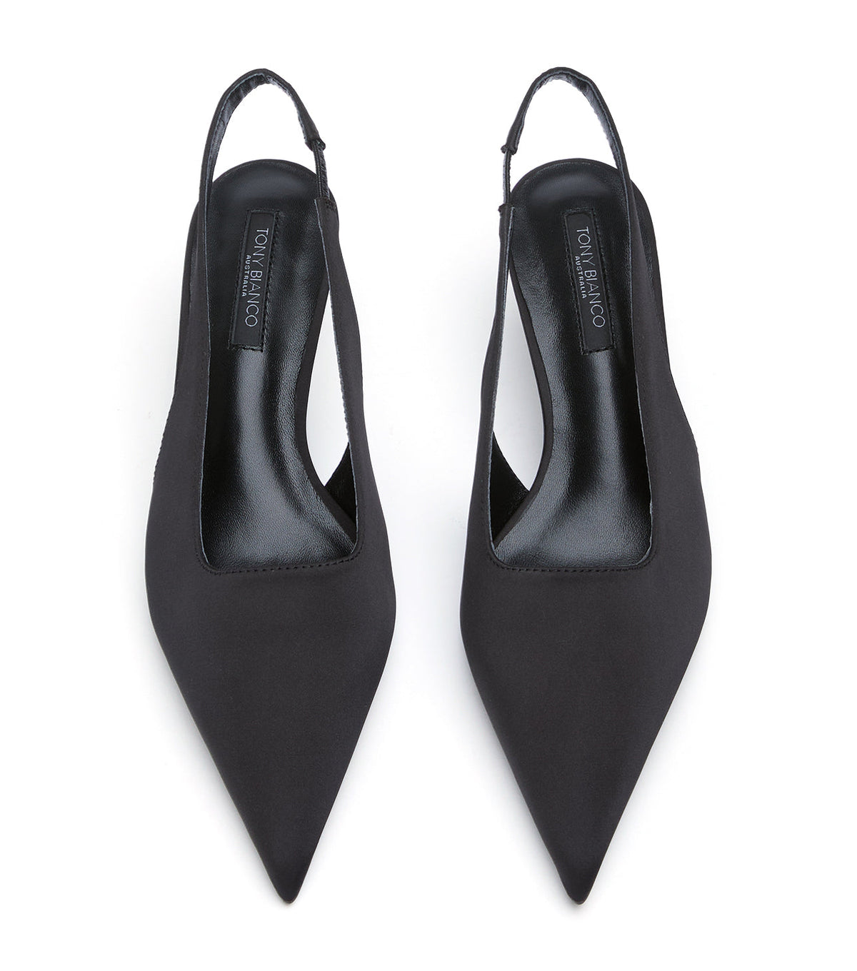 Jacki Black Satin | Tony Bianco