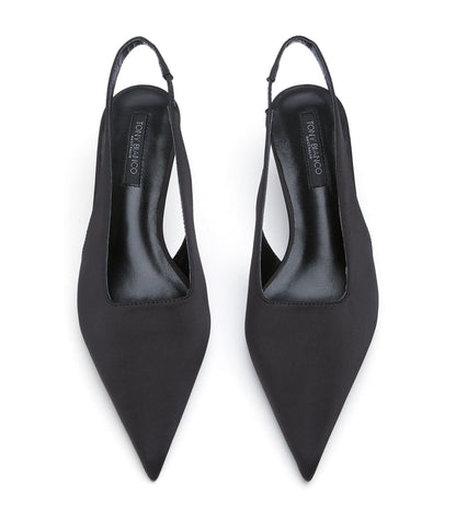 Jacki Black Satin | Tony Bianco