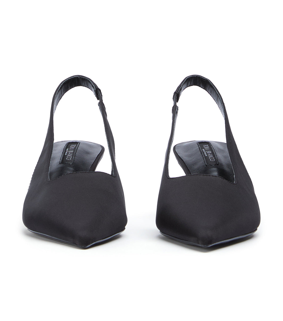 Jacki Black Satin | Tony Bianco