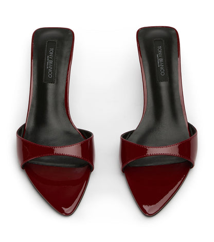 Fiesta Bordeaux Patent Heels | Tony Bianco