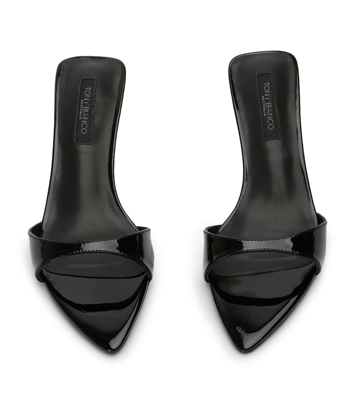 Fiesta Black Patent Heels | Tony Bianco