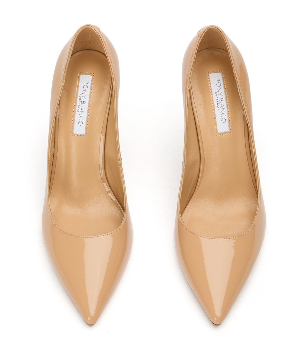 Anja Nude Patent Heels | Tony Bianco