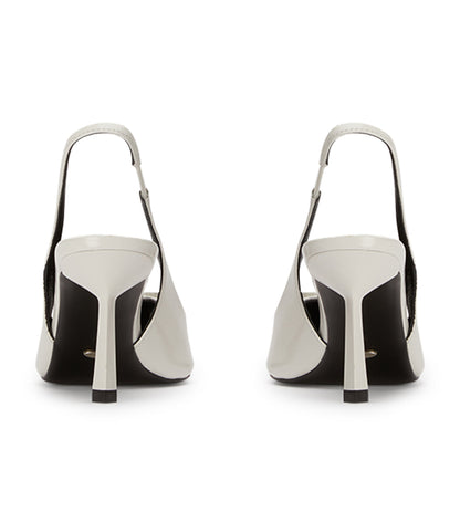 Bertie White Hi Shine Heels | Tony Bianco