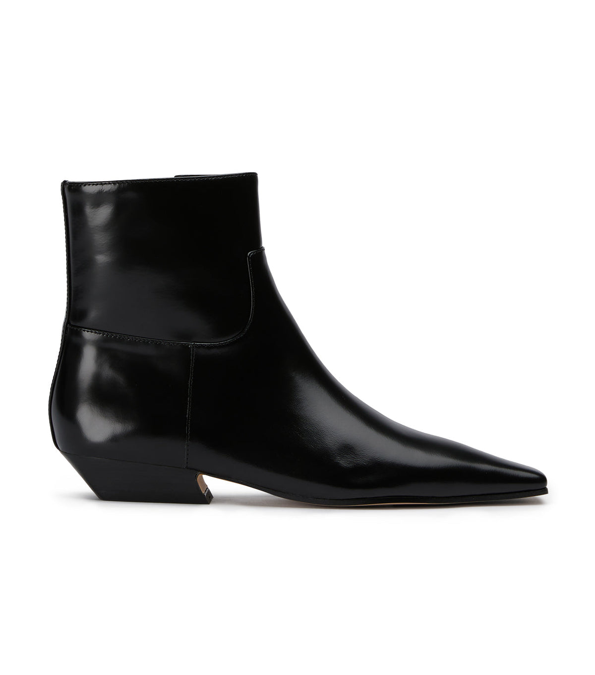 Rupert Black Hi Shine Ankle Boots | Tony Bianco