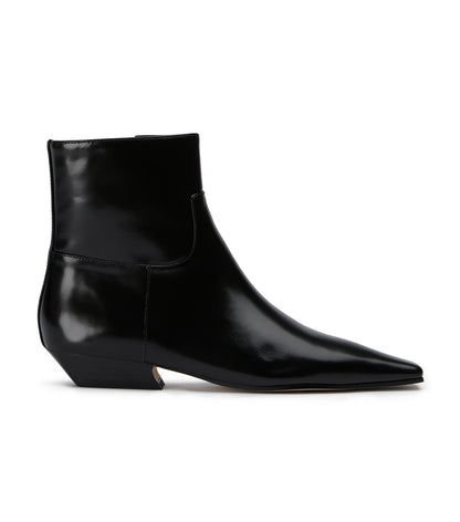 Rupert Black Hi Shine Ankle Boots | Tony Bianco