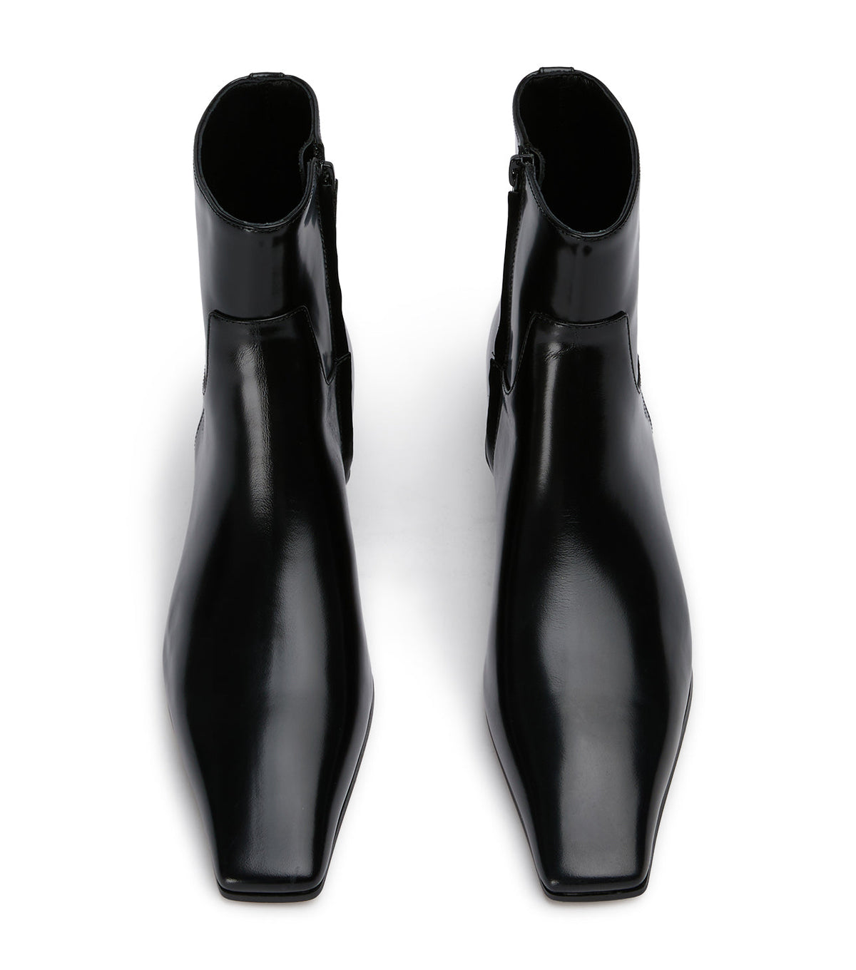 Rupert Black Hi Shine Ankle Boots | Tony Bianco