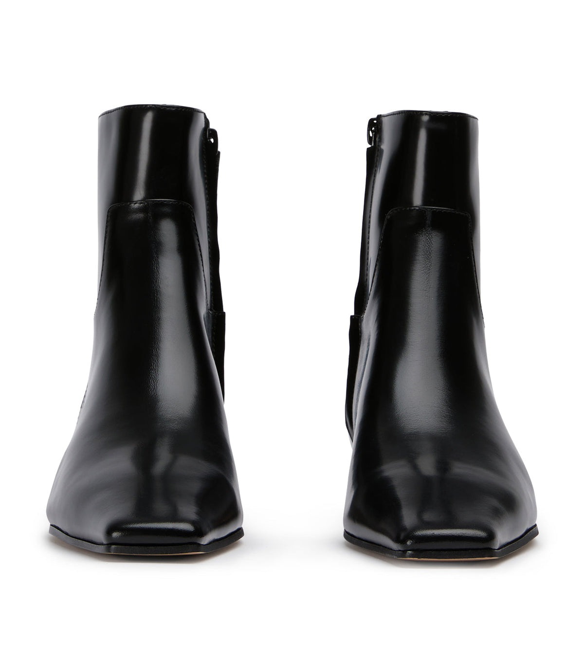 Rupert Black Hi Shine Ankle Boots | Tony Bianco