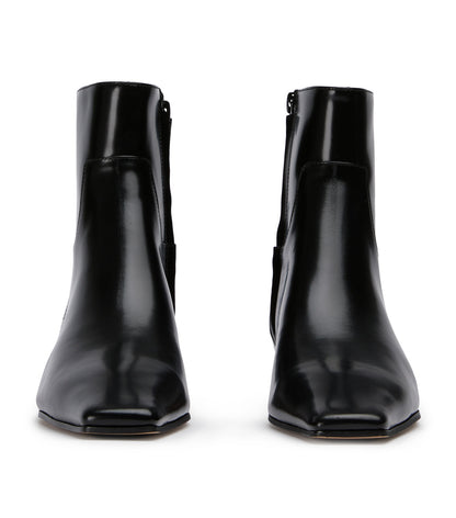 Rupert Black Hi Shine Ankle Boots | Tony Bianco