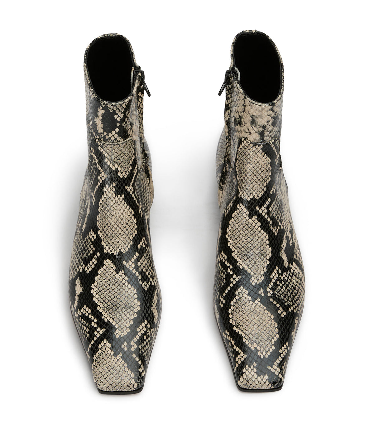 Rupert Ecru Snake Ankle Boots | Tony Bianco